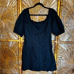 NWT Black Eyelet Gap Dress.